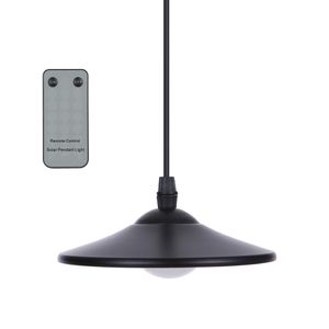 3W im Freien haengende Solar angetriebene 4 LED-Schuppen-Licht 250lm haengende Lampe mit Fernsteuerungs fuer Garten-Yard-Patio-Balkon-Hauptlandschaft