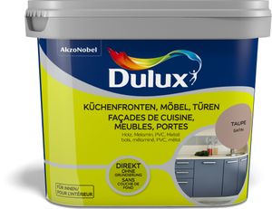 Dulux Küchenmöbel- + Türenfarbe seidenmatt taupe 750ml