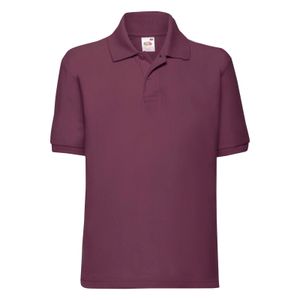 Fruit of the Loom 65/35  Polo Kids Kinder Poloshirt UNISEX