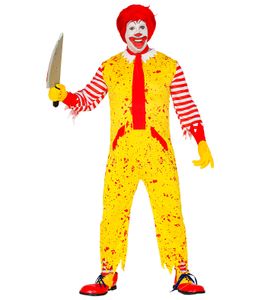 Kostüm McKiller Clown Halloween, Groesse:S
