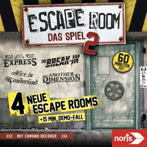 Noris Spiele NORIS 606101891 Escape Room 2 Das Spiel,Familienspiel