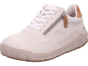 Mustang Damen Sneaker Schnürung Zipper feine Details 1290-305, Größe:41 EU, Farbe:Weiß Mustang Damen Sneaker Schnürung Zipper feine Details 1290-305, Größe:41 EU, Farbe:Weiß