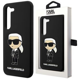 Karl Lagerfeld pouzdro Liquid Silicone Ikonik Samsung Galaxy S23 Black