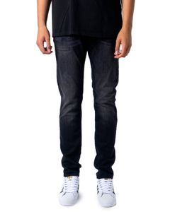 JACK JONES Jeans Men Cotton Black GR43237 - Velikost: W31_L32