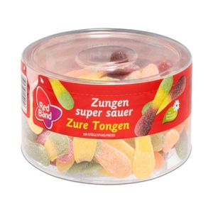 Red Band Zungen super sauer 100 Stück, 1200g