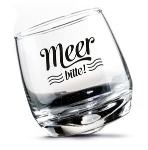 Wackelglas " Meer bitte" 2er Set, 200ml, in Geschenkbox