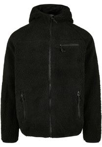 Brandit Jacke Teddyfleece Worker Jacket in Black-7XL