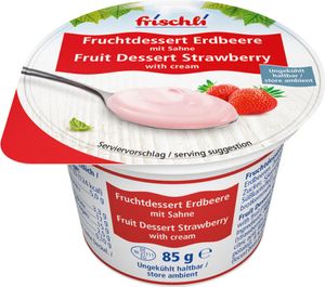 Frischli ovocný dezert jahoda bez 85g