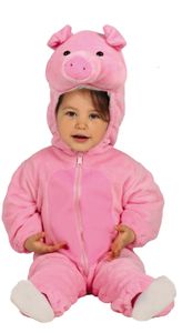 rosa Schweinchen Baby Kostüm, Größe:86/92