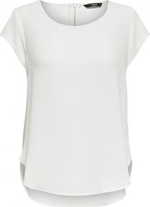 Only Damen T-Shirt Onlvic S/S Solid Top Maken-Designer-Bluse gr.34-42, Farbe:Weiß, Größe:34