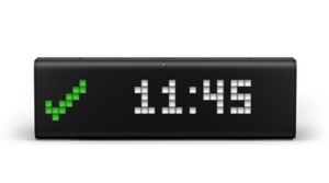 LaMetric Time smarte Uhr mit WLAN Apps konfigurierbar schwarz