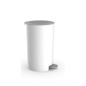 Abfallbehälter Für Badezimmermöbel Aus Weissgrauem Kunststoff 16 X 25,5 Cm 69851