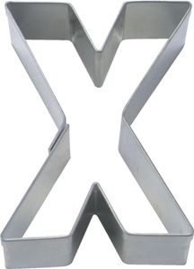 Städter Ausstecher Buchstabe X, Ausstechform, Plätzchenform, Keks, Plätzchen, Edelstahl, 6.5 cm, 112933 Städter Ausstecher Buchstabe X, Ausstechform, Plätzchenform, Keks, Plätzchen, Edelstahl, 6.5 cm, 112933