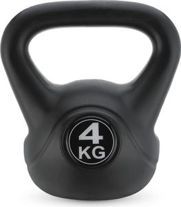 Gymtek® Kettlebell Dumbbell - 4kg závaží - kettlebell, houpací činka, závaží s míčem pro domácí posilovnu, fitness, pilates, silový trénink