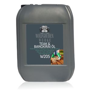 Teak & Bangkirai Pflege Teaköl Bangirai Pflegeöl Holzpflegeöl Holzöl Öl W205 - 5L