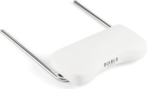 Diablo Fußstütze kompatibel mit dem Diablo X-Ray 2.0 Gaming Stuhl, Entlastung der Beine, Weiß-Schwarz