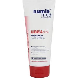 numis med Fußcreme mit 10% Urea - Hautberuhigende Fusscreme für sehr trockene & raue Füße - vegane Fußpflege 1x 100 ml