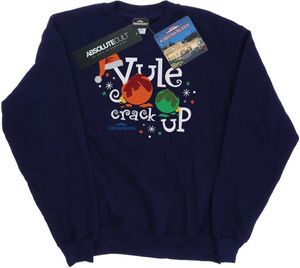 National Lampoon's Christmas Vacation - "Yule Crack Up" mikina pre ženy BI9857 (M) (Marineblau)