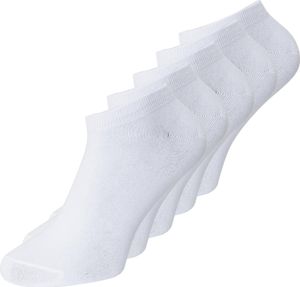 5 PACK - pánské ponožky JACDONGO 12120278 White
