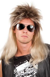 Peruka męska Boland mullet Ryan 80s blond - peruka męska 80s