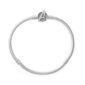 Pandora Marvel 590784C00 Gliederarmband The Avengers Logo-Verschluss Silber 20 cm