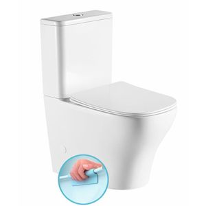 BELLO Kombi-WC, Abgang, spülrandlos, senkrecht/waagerecht, weiß