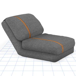 FLEXISPOT Sessel Wohnzimmer Sessel mit hocker Schlafsessel Klappbar mit bettfunktion mit schlaffunktion（Grau）