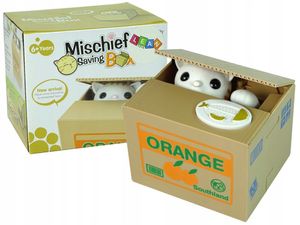 Sparschwein Katze orange (Geschenke, Spardosen)