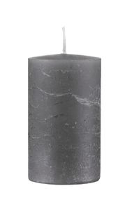 Rustic Stumpenkerzen grau, 250 x 70 mm, 1 Stück, Original Qualitäts durchgefärbte Kerzen  Germany