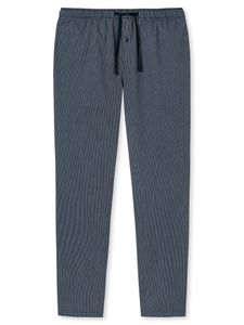 Schiesser Herren lange Schlafanzughose Loungehose Webhose Lang - 163842, Größe Herren:52, Farbe:dunkelblau