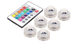 Led RC Light 6 ponorné svetlá 1 sada