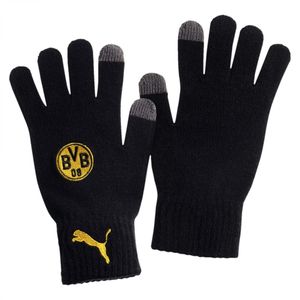 PUMA Handschuhe Borussia Dortmund (BVB) - Unisex, Schwarz/Gelb M (Gr. Medium)