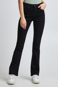 b.young BYLOLA BYLUNI FLARE Damen Jeans Denim Hose Flared 5-Poket-Style Baumwolle mit Stretch Slim Fit