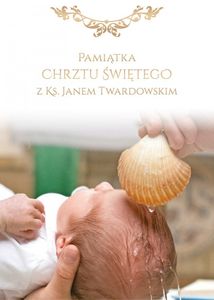 Pamiątka chrztu świętego z ks. Janem Twardowskim