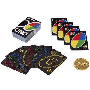 Mattel Games Uno 50th Premium Jubiläumsedition Kartenspiel