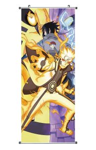 Großes Naruto Rollbild | Kakemono aus Stoff | Poster 100x40cm | Bijuu Moodo | Motiv: Naruto Uzumaki