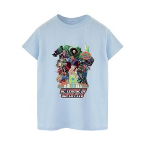 DC Comics - "DC Comics DC League Of Super-Pets Super Powered Pack" T-Shirt für Damen BI21409 (M) (Babyblau)