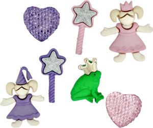 Dress It Up Knöpfe mit Fantasymotiven : Kleine Prinzessin Fantasymotive: Kleine Prinzessin
