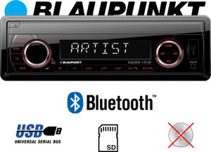 BLAUPUNKT MADRID 170 BT - Bluetooth | MP3 | SD | USB Autoradio