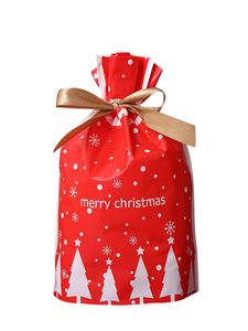 50pcs präsentiert Aufbewahrung Weihnachtsbeutel Party Weihnachtsgeschenkbeutel süße Weihnachtsmann-Süßwaren Taschen,Farbe:Weihnachtsbaum,Größe: