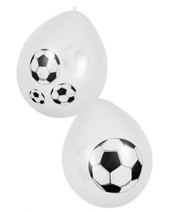 Fußball-Party Luftballons 6 Stück 25 cm