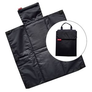 Wickelquick, Mobile Wickelunterlage, Wickeltasche, 60x60cm, 4 Seitentaschen, schwarz