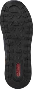 Rieker Stiefelette Damen Weite H Leopardenmuster Rutschfest Reißverschluss N1457, Größe:41 EU, Farbe:Schwarz Rieker Stiefelette Damen Weite H Leopardenmuster Rutschfest Reißverschluss N1457, Größe:41 EU, Farbe:Schwarz