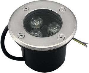 1Stk. 3W Bodeneinbaustrahler Led 230V AC IP65 270Lumen Gartenbeleuchtung lampFür Aussen (warmweiß)