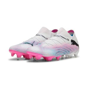 Puma Future 7 Ultimate FG/AG Fußballschuhe Unisex weiß schwarz pink Gr 40