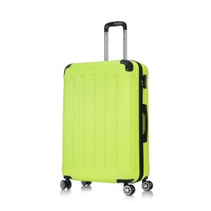 Flexot® F-2045 Koffer Reisekoffer Hartschale Hardcase Doppeltragegriff mit Zahlenschloss Gr. L Farbe Neon-Gelb