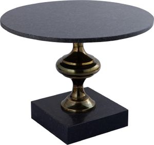 PTMD Couchtisch Alano - 61x61x44 cm - Marmor - Schwarz