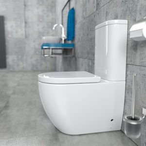 Kerabad Design Stand WC Kombination inkl. Spülkasten und WC Sitz aus Duroplast KB6089