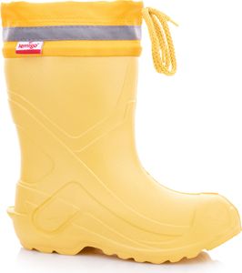 Kinder Gummistiefel gelb, Lemigo, Gr. 26/27