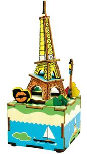 MMM GmbH_Spieluhrenwelt_Spieluhr_Eiffelturm 3D Puzzle aus Holz_44505